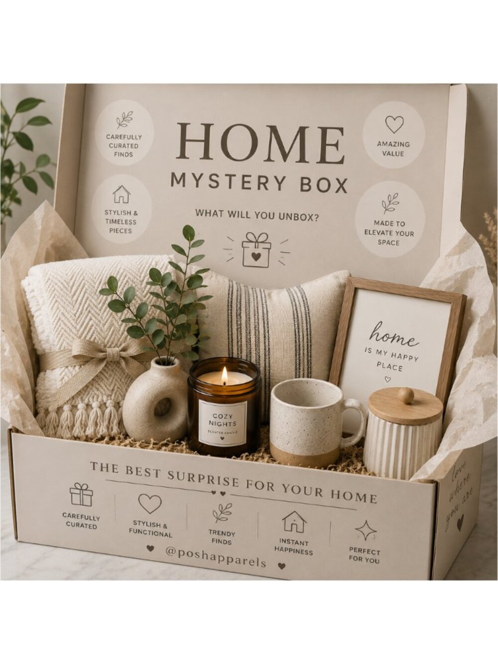 5pcs Surprise Home Mystery Box Lot Bundle Mixed Items NWT NWOT EUC